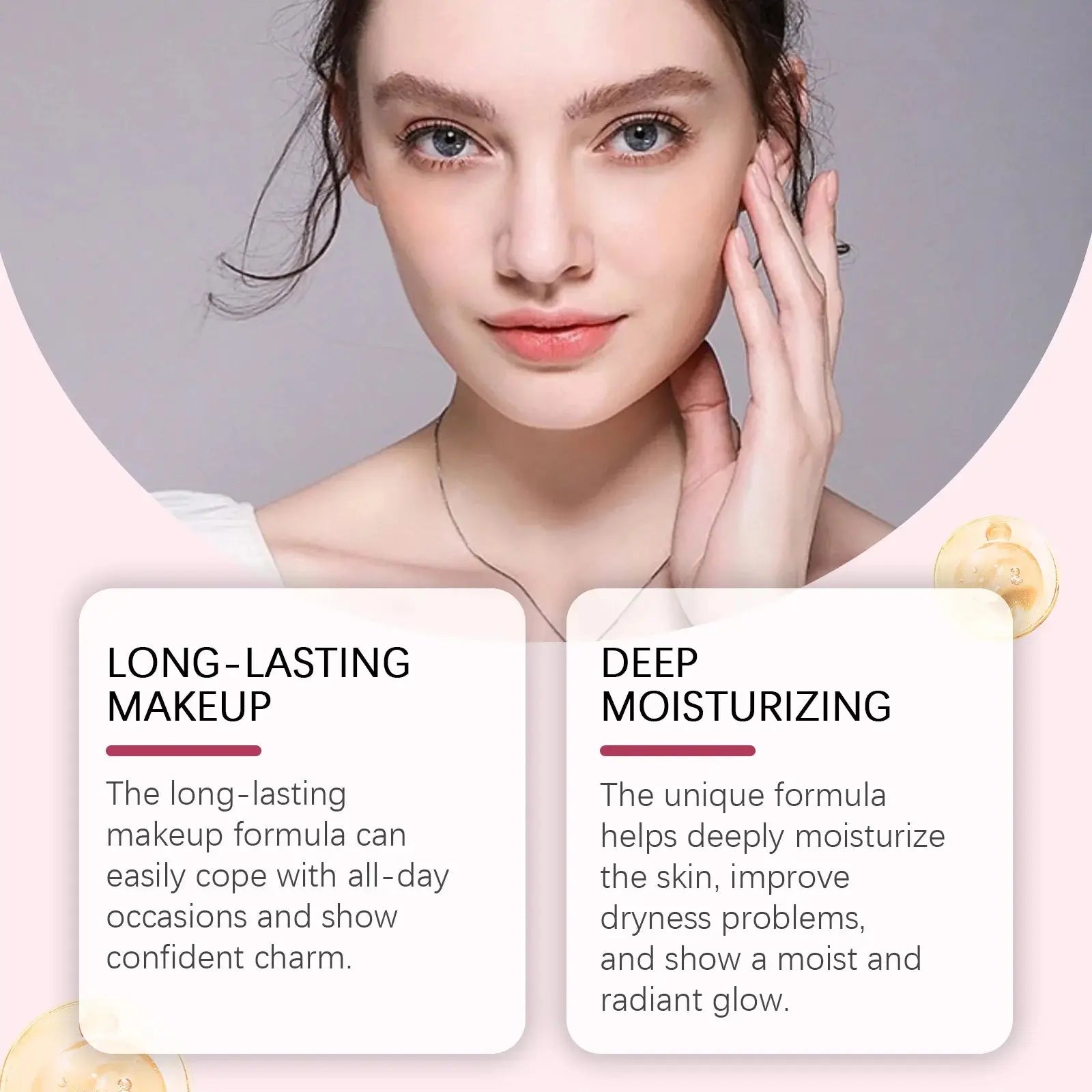 EELHOE Waterproof Foundation Balm for High Coverage Peaceful Pleasures Health and Wellness
