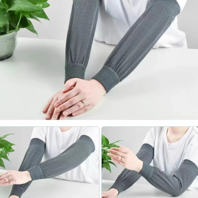 Summer Cooling Arm Sleeves Sun UV Protection Hand Cover Arm Warmers Running Fishing Cycling Basketball Sunscreen Sports Sleeve Peaceful Pleasures Health and Wellness