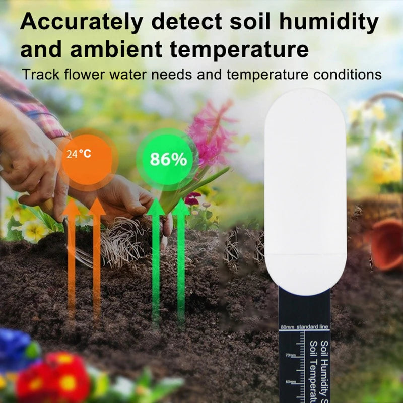 Tuya Zigbee Soil Water Tester Sensor Detector Monitor For Home Assistant Temperature Humidity Detector Flower Care Peaceful Pleasures Health and Wellness