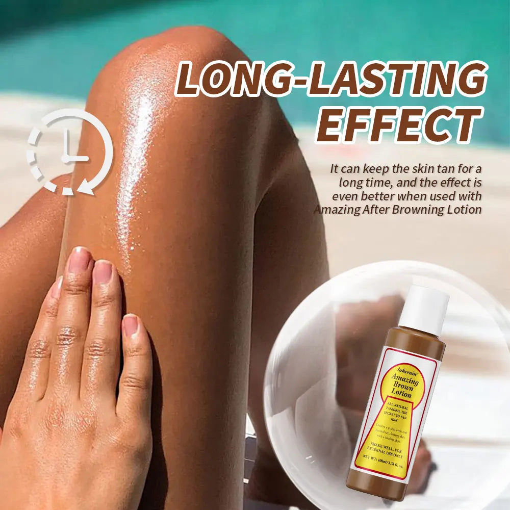 Self Tanning Booster Lotion | Waterproof, Deep Bronze Natural Tan