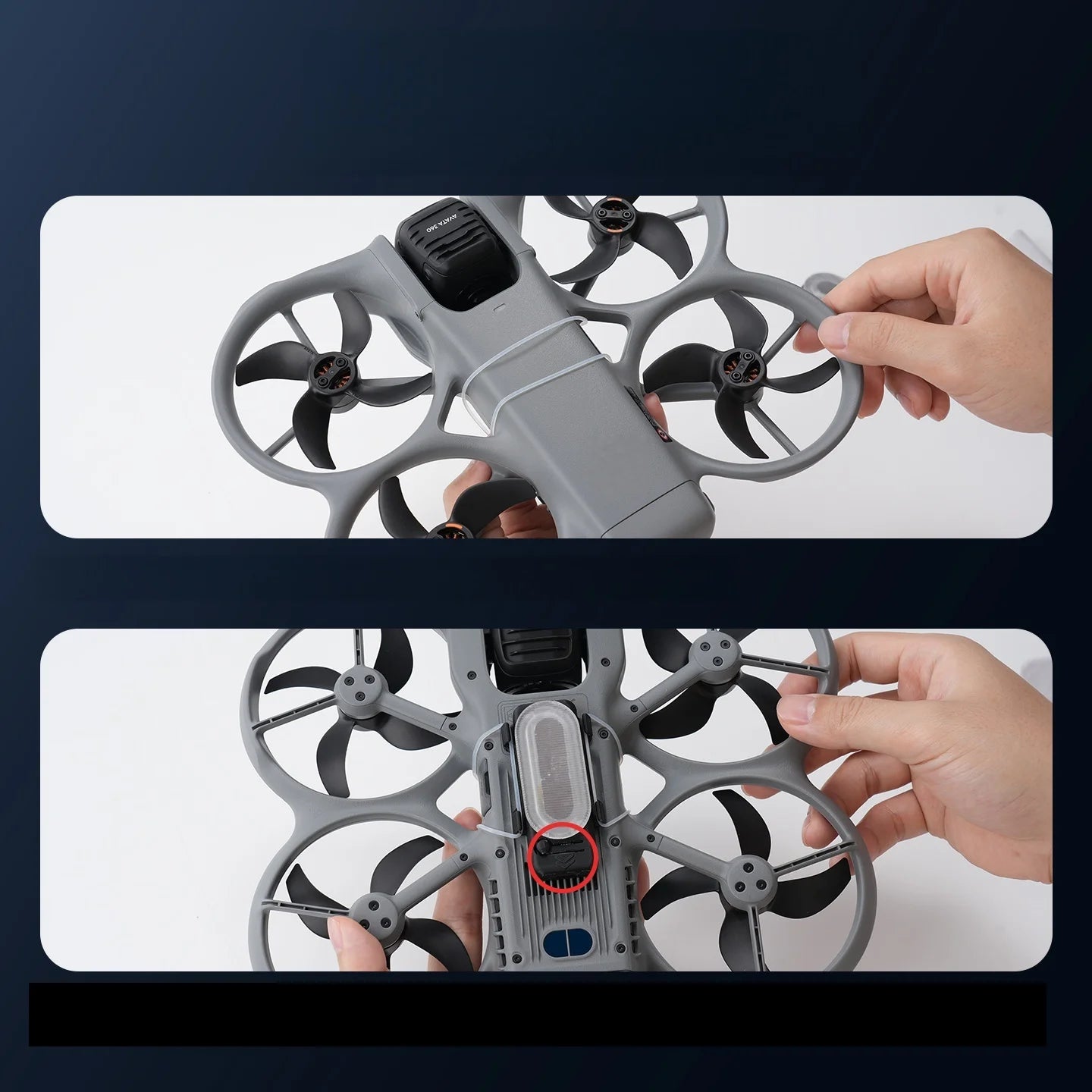Long Battery Life Up To 180 minutes For DJI AVATA 360 Spotlight Color-Changing Illuminated Landing Gear Photography Accessory Peaceful Pleasures Health and Wellness