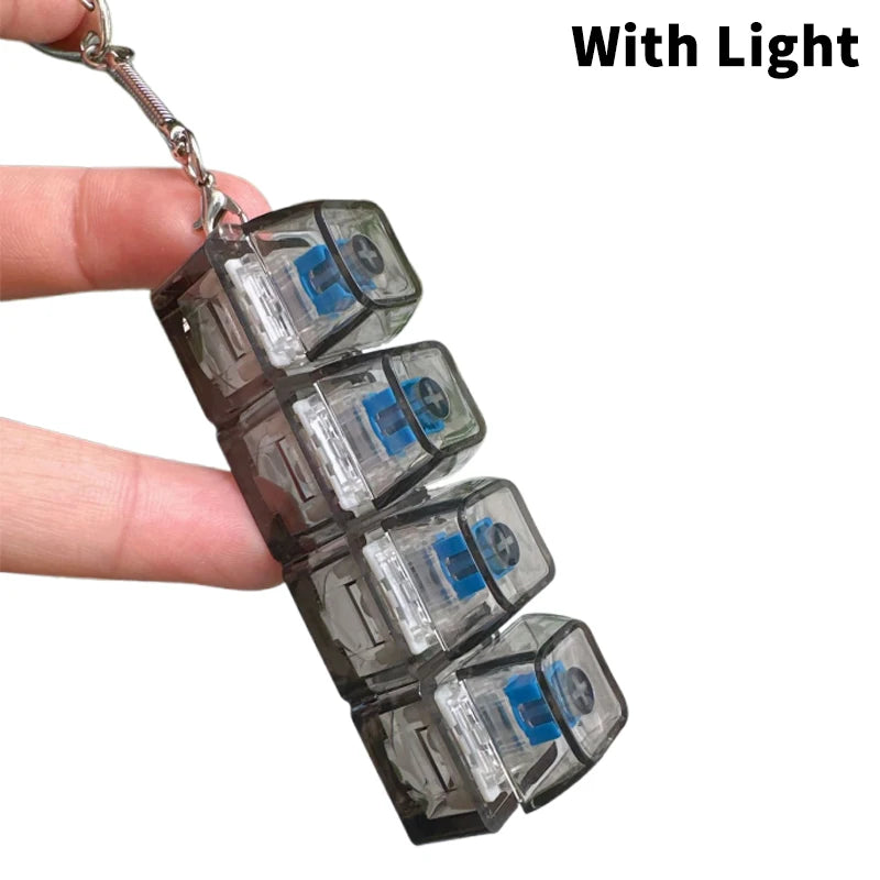 LED Mechanical Key Switch Tester – Fidget Toy 4/9 Keys