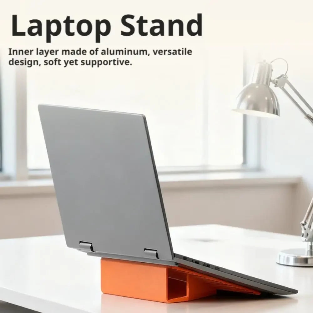Universal Foldable Silicone Stand Freely Shaped Multi-angle Adjustable Anti-fall Non-slip Holder For Phone Tablets Laptops Bend Peaceful Pleasures Health and Wellness