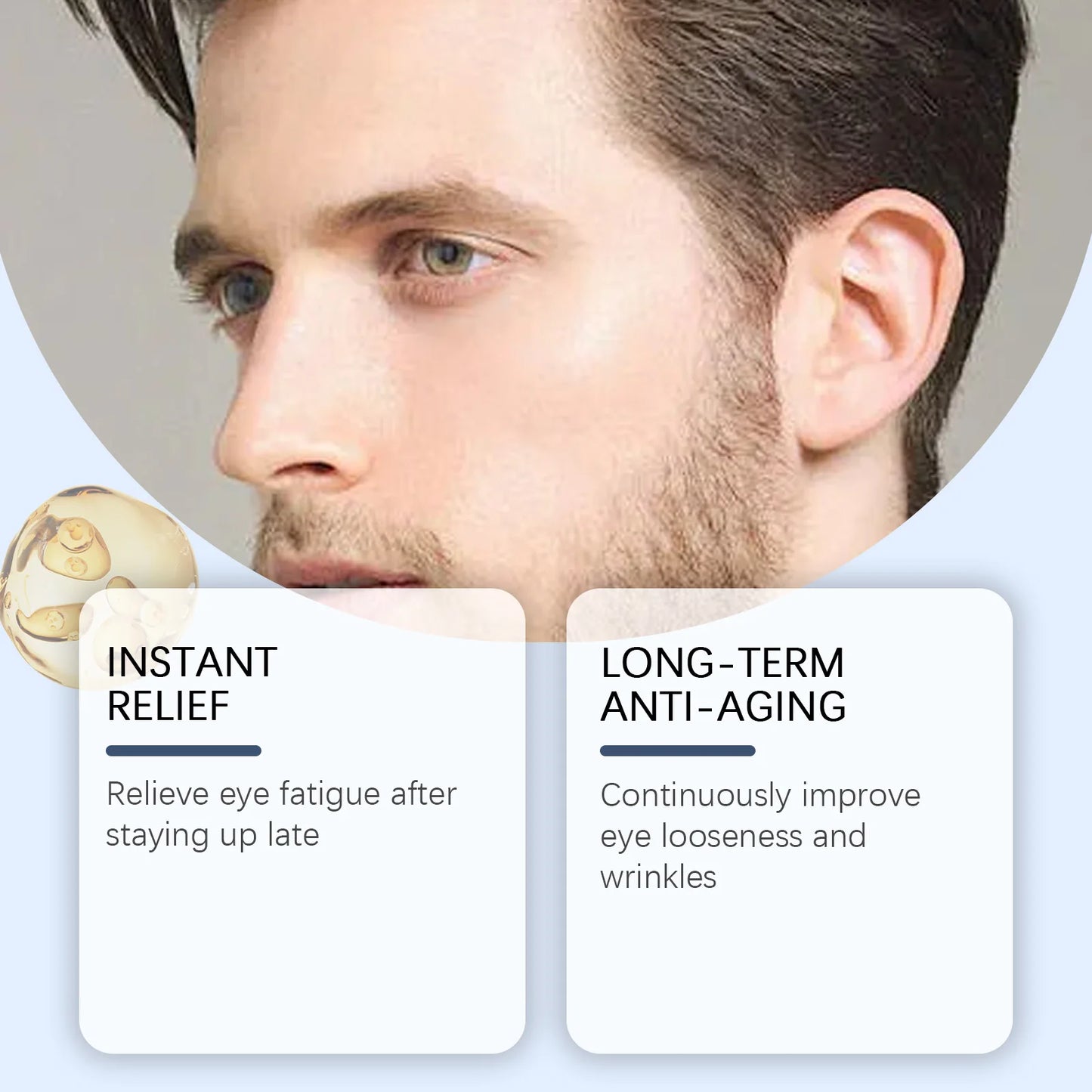 East Moon Men's Moisturizing Eye Cream – Dark Circles & Lines