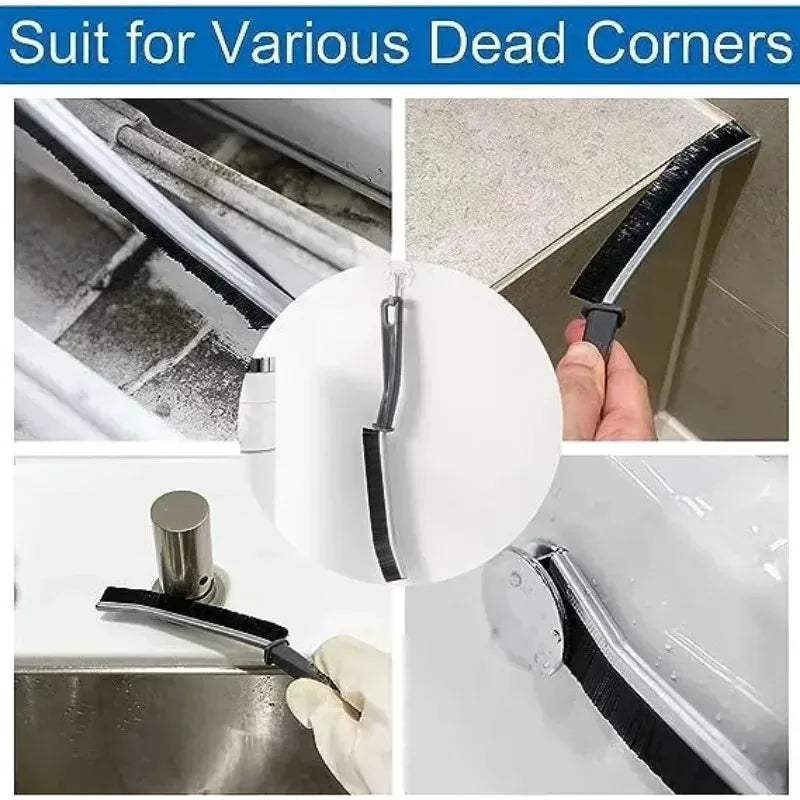 Hard-Bristle Grout & Crevice Cleaning Brush | Tile Gap Scrubber