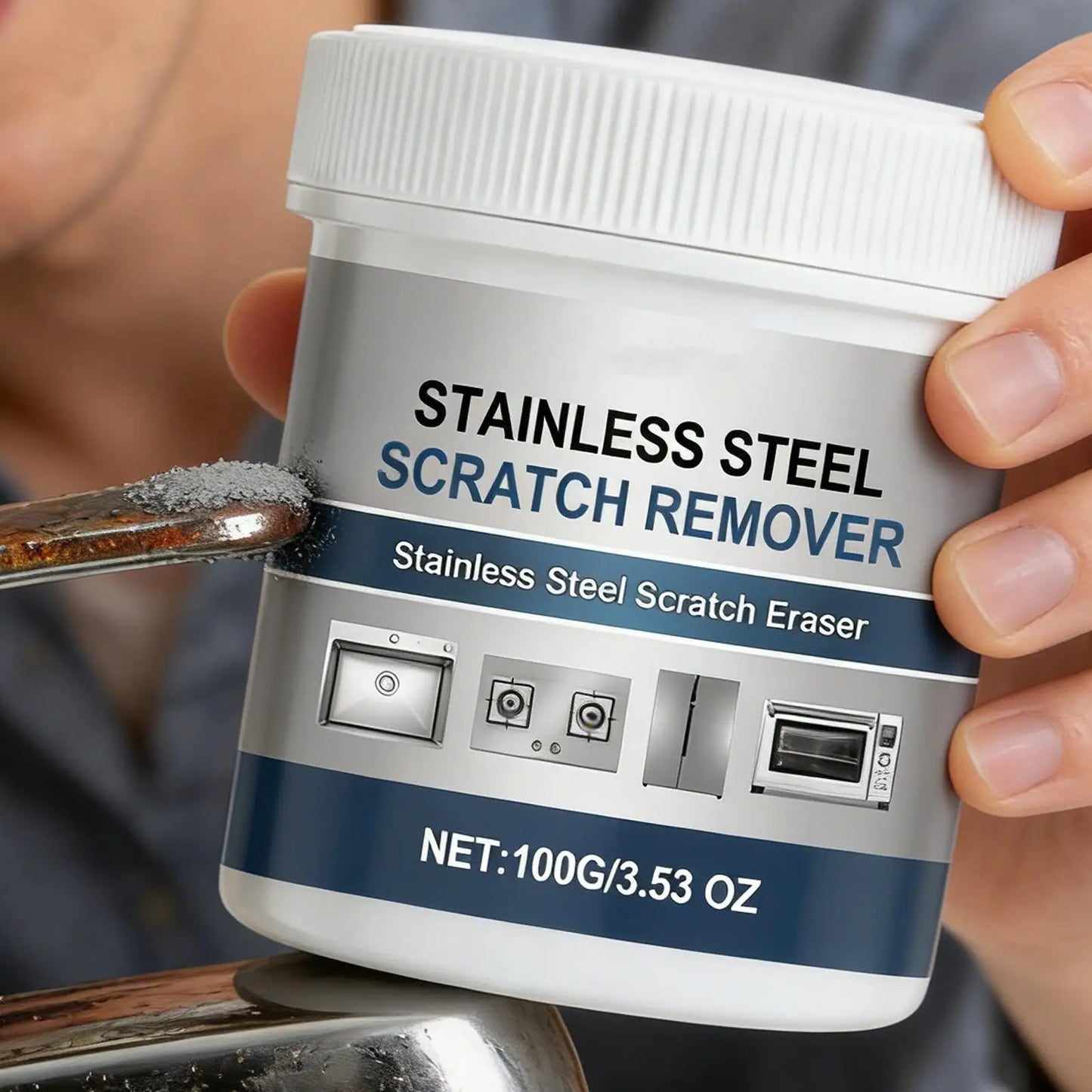 Stainless Steel Cleaning Paste 100g – Polish & Scratch Remover