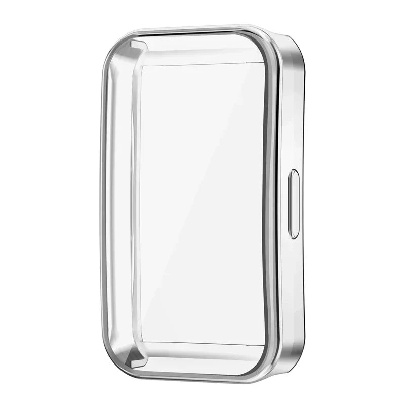 TPU Case for Huawei Band 8/9/10 – Clear Protective Cover Peaceful Pleasures Health and Wellness SILVER