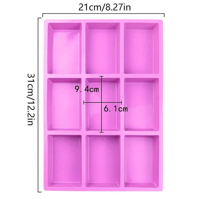 Silicone Mini Loaf Pan Mold – Bread, Cake & Soap Baking Tray