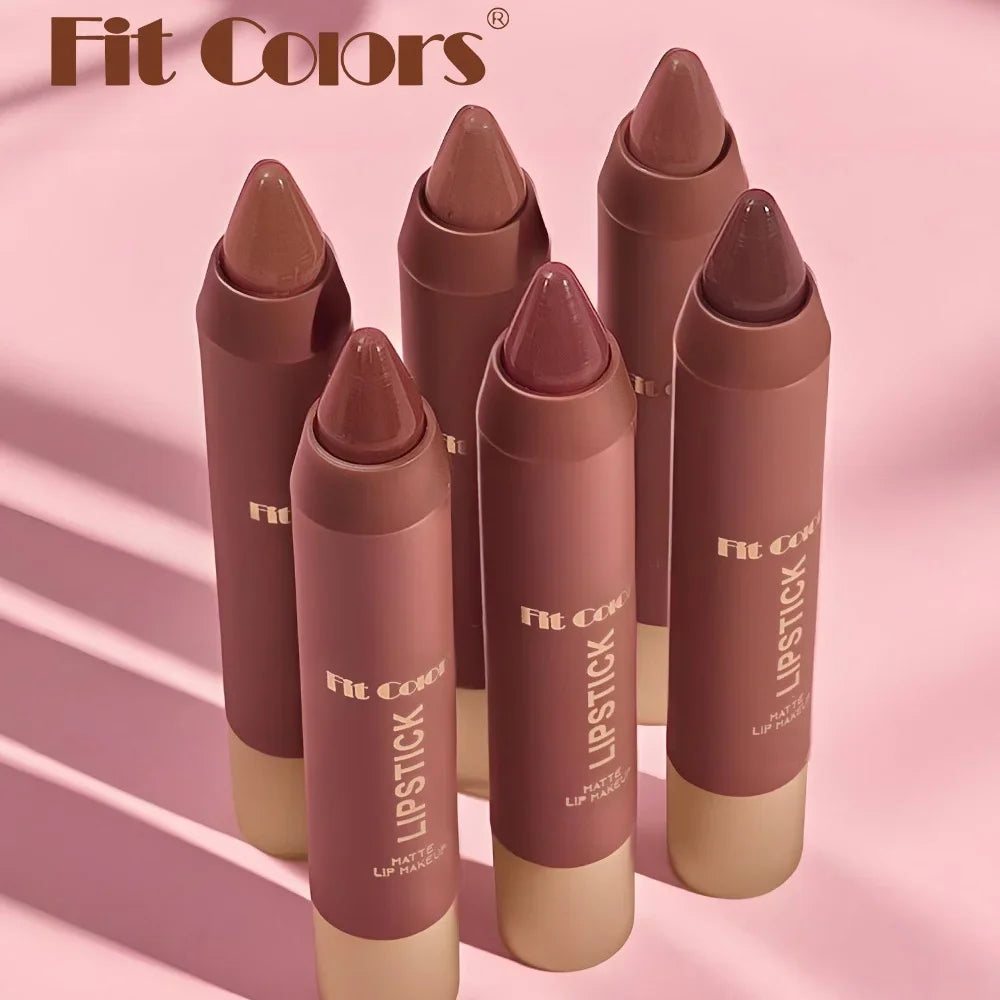 Fit Colors Velvet Matte Lip Liner Pen – Waterproof, 6 Shades