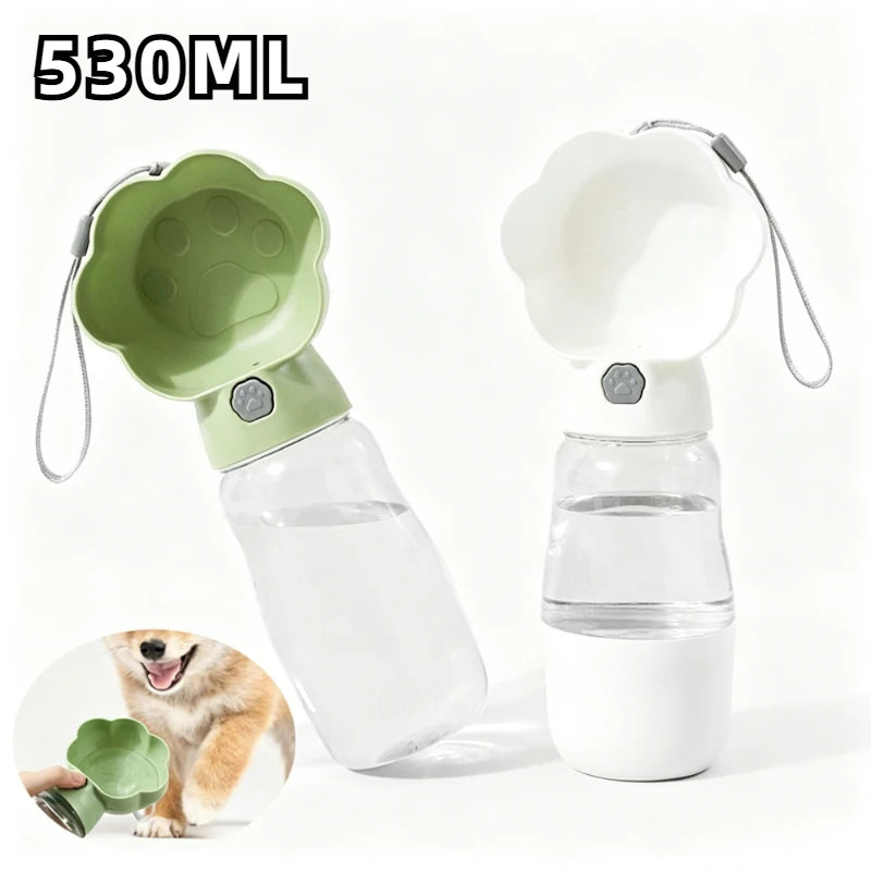 530ML Large Dog Water Bottle For Small Big Dogs Portable Travel Pet Drinking Bottle Water Container Puppy Cat Drinker Feeder Peaceful Pleasures Health and Wellness