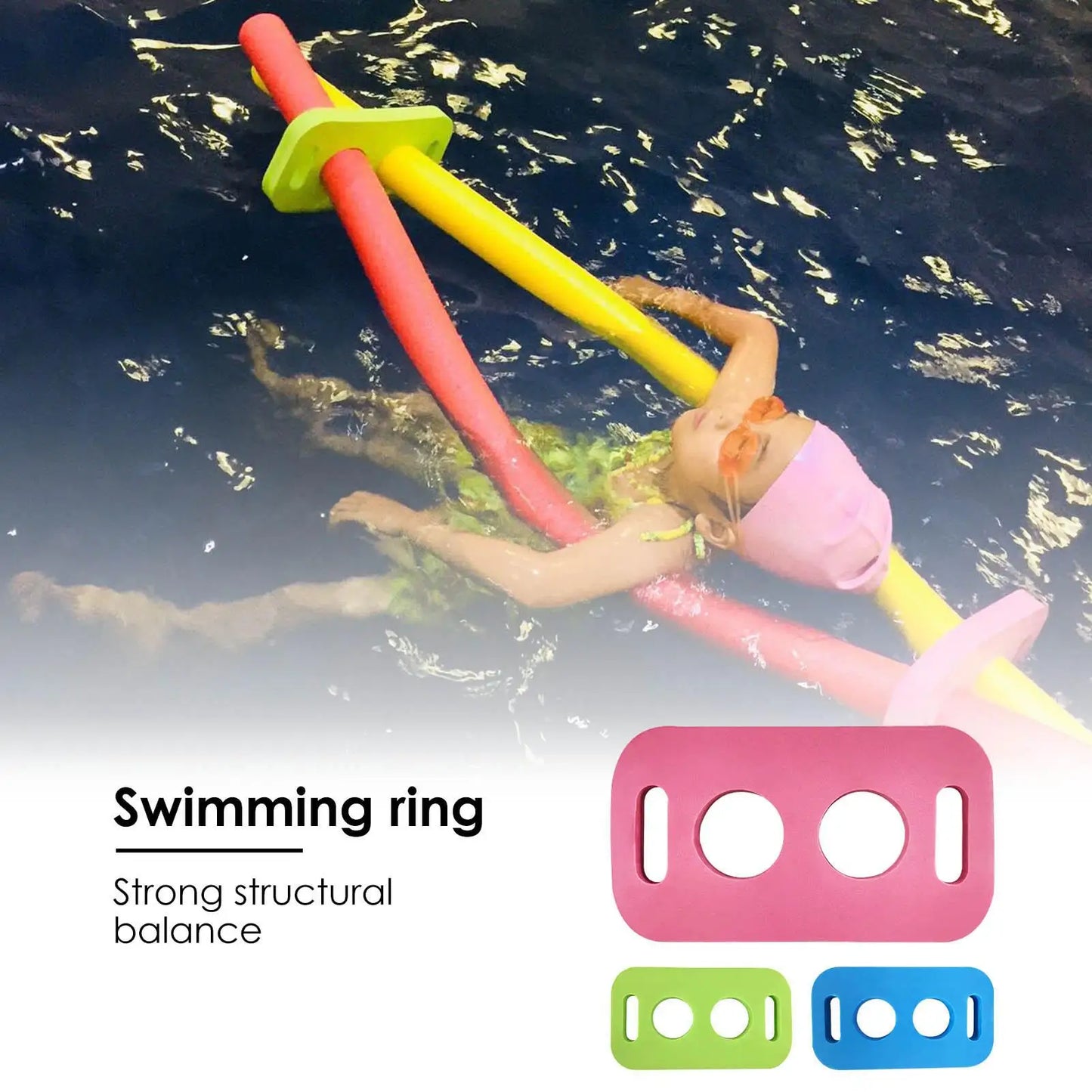 Pool Noodle Connectors – EVA Swim Training Aid 3-Pack