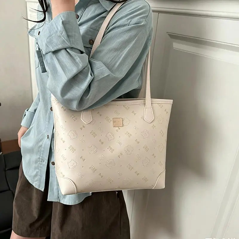Women's PU Leather Tote Crossbody Shoulder Bag – Elegant Style