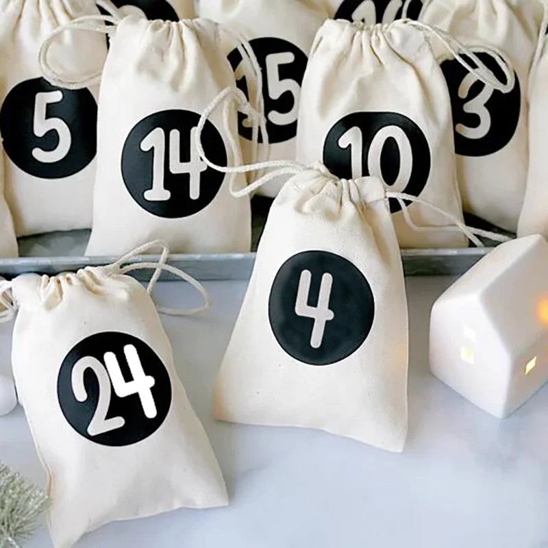 24-Piece Advent Calendar Bags | DIY Christmas Countdown Décor