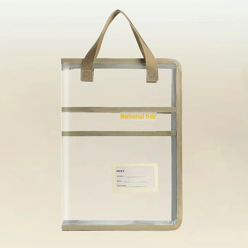 A3 A4 Zipper Bag Subject Classification Document Large Opening