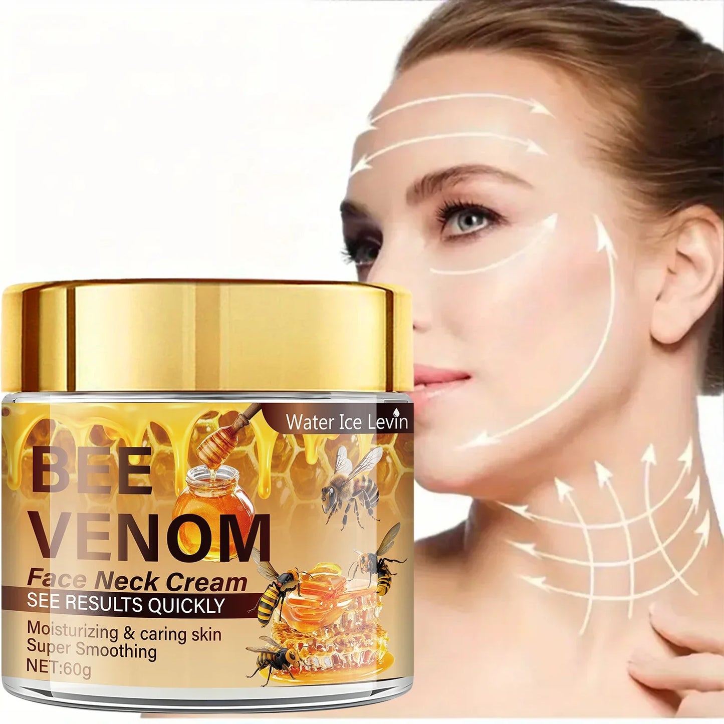 Bee Venom Firming Face & Neck Cream with Vitamin E – 60g