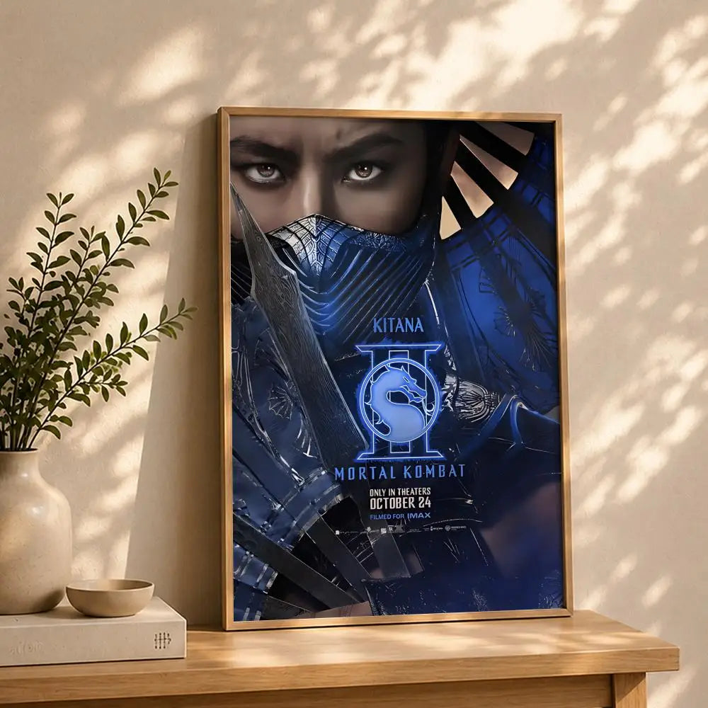 Mortal Kombat Movie Poster – HD Self-Adhesive Waterproof Wall Art