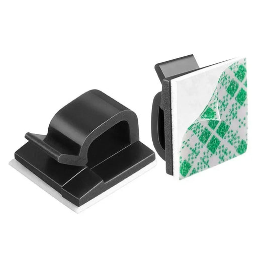 Self-Adhesive Cable Clips – Waterproof Wire Management Clamps Cable Management Clips Peaceful Pleasures Health and Wellness