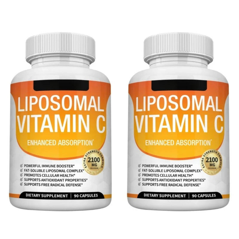 Liposomal Vitamin C 2100mg Vegan 90 Capsules | MCT Sunflower