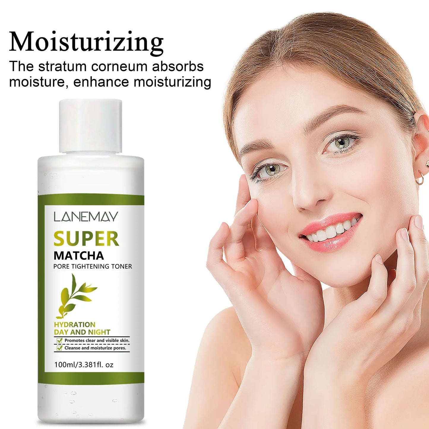 Lanemay Matcha Toner – Hydrating & Pore-Minimizing | 100ml