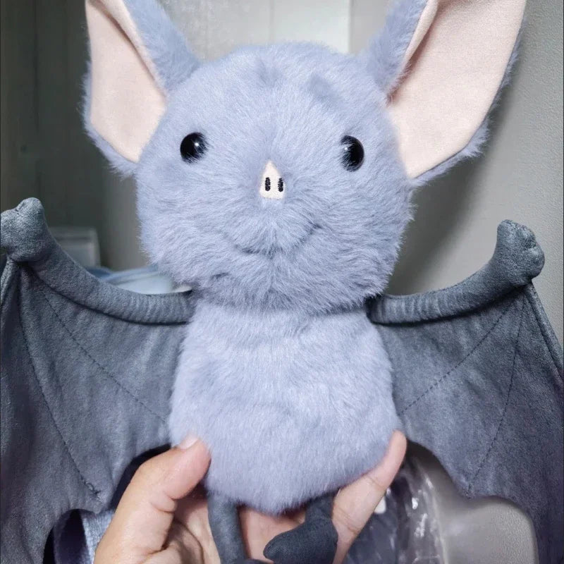 Fashion New Cute and Bizarre Bat Pig Doll Fun Plush Toy Sleeping Doll Collection Exquisite Healing Plush Halloween Ornament Gift Peaceful Pleasures Health and Wellness