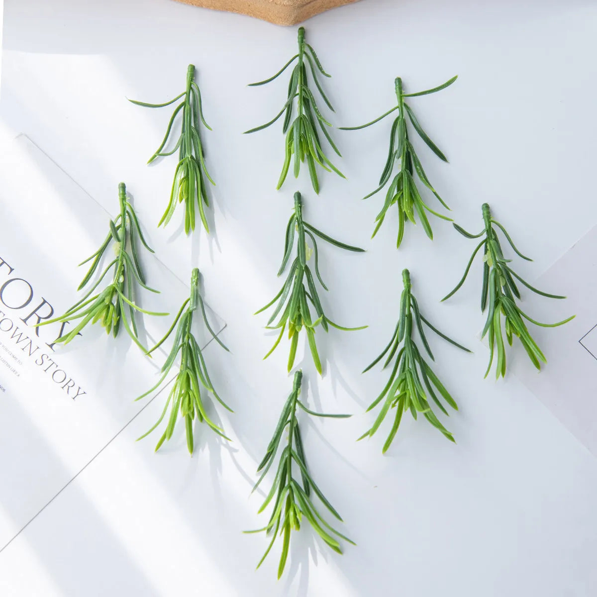 Artificial Leaf Stems 50–100pcs | Wedding & Home Wall Decor