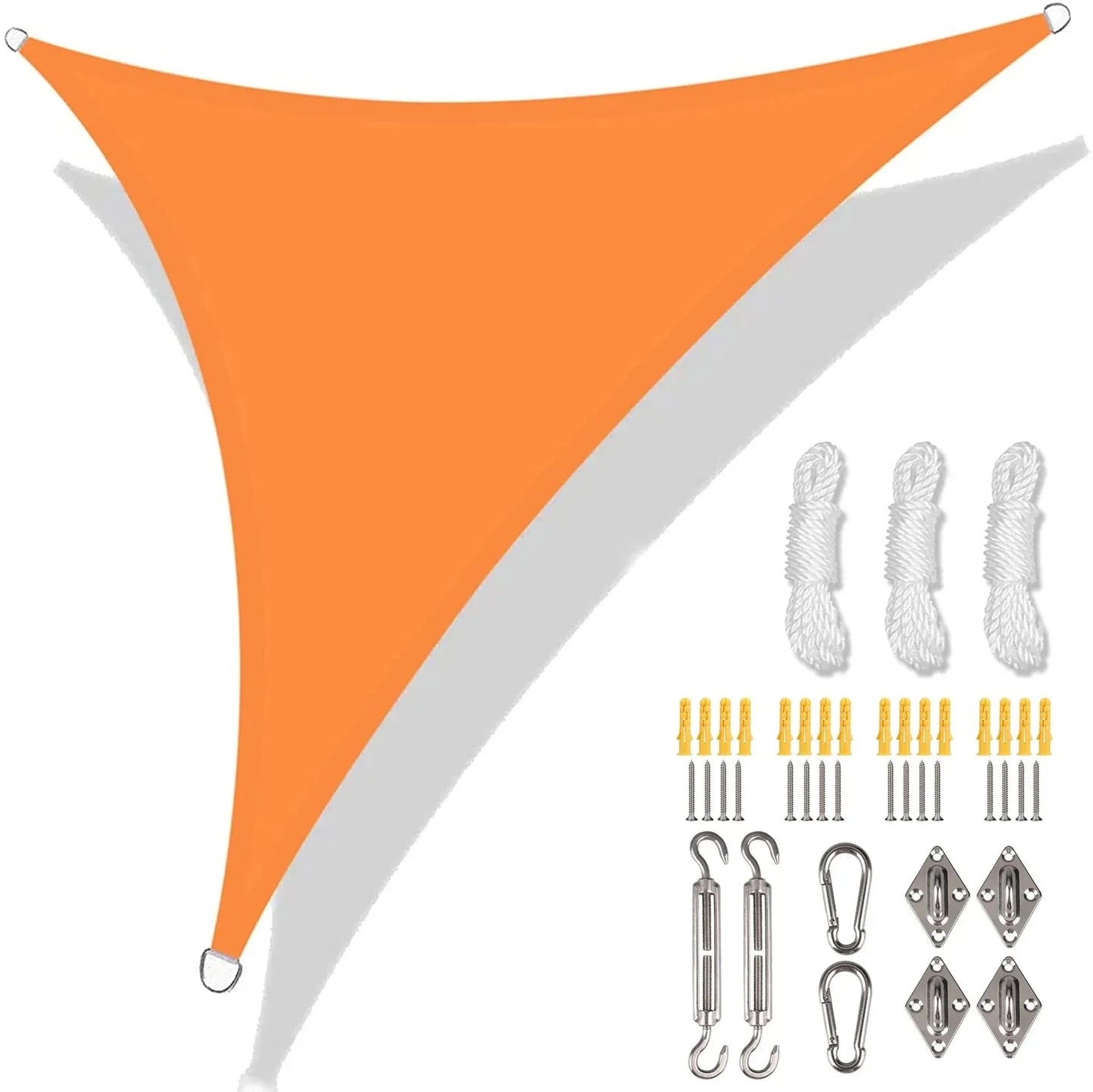 5 3 6 2M Triangle Shade Sail Waterproof Sunshade Canopy 98 UV Block