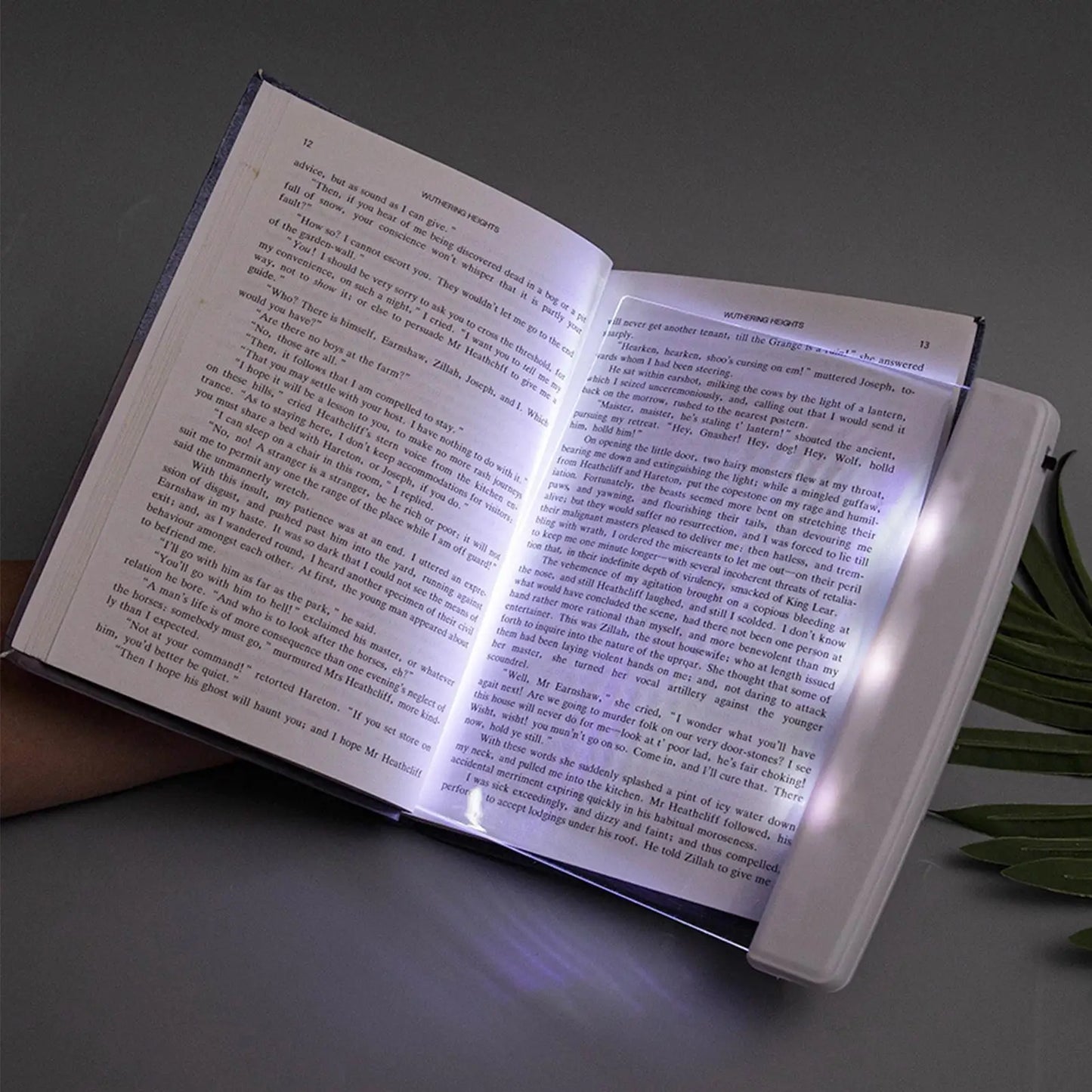 LED Flat Panel Clip-On Book Light – Eye-Friendly Reading Lamp