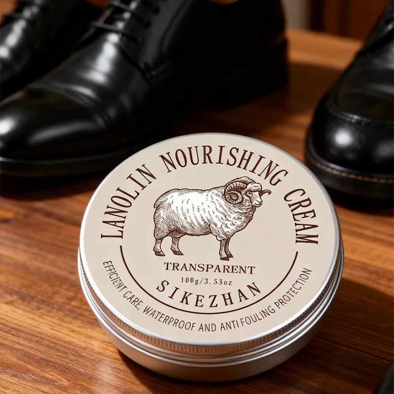 Lanolin Leather Shoe Cream – Polish, Conditioner & Waterproofer