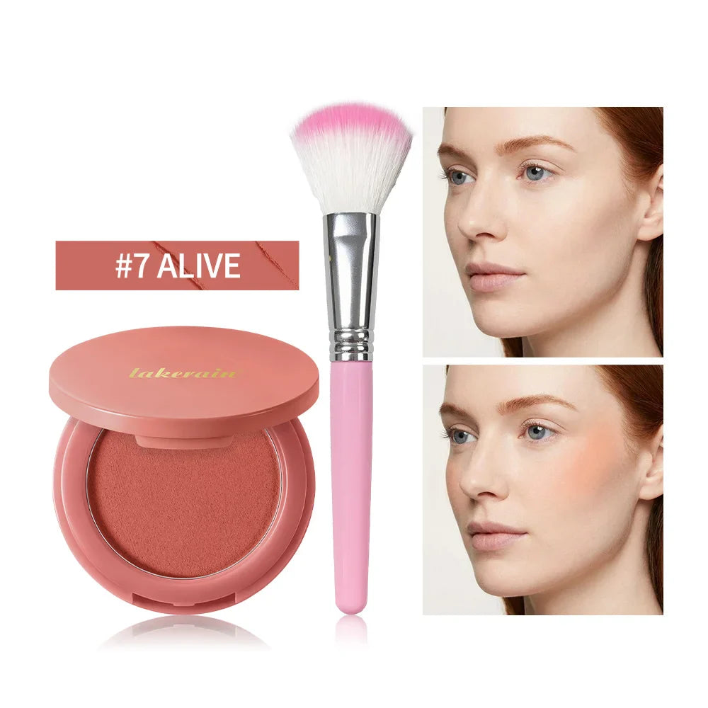 Soft Poke Matte Bouncy Blush & Brush – Korean Face Makeup