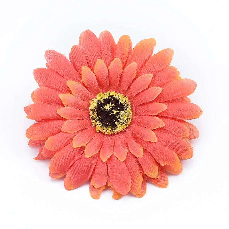 Silk Gerbera Artificial Flowers 10/20 Pcs – Wedding & Home Decor