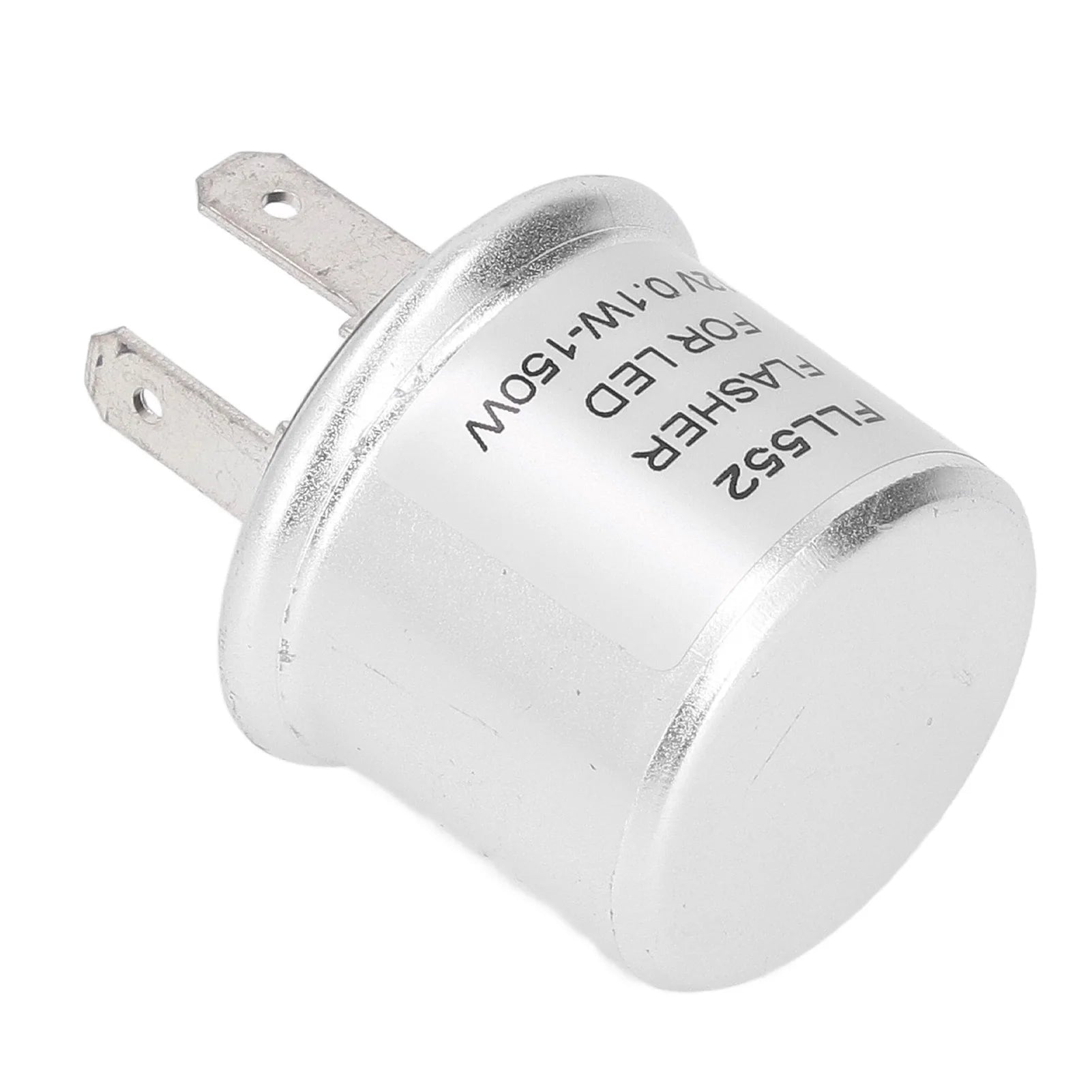 LED Flasher Relay Aluminum Shell 2 Pin Low Power Consumption Turn Signal Light Flasher 12V Turn Signal Light Flasher Peaceful Pleasures Health and Wellness