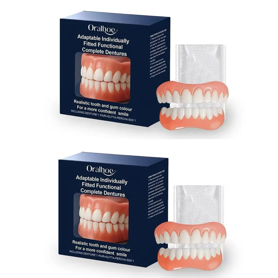 Temporary Silicone Denture Kit – Fake Teeth Whitening Cover