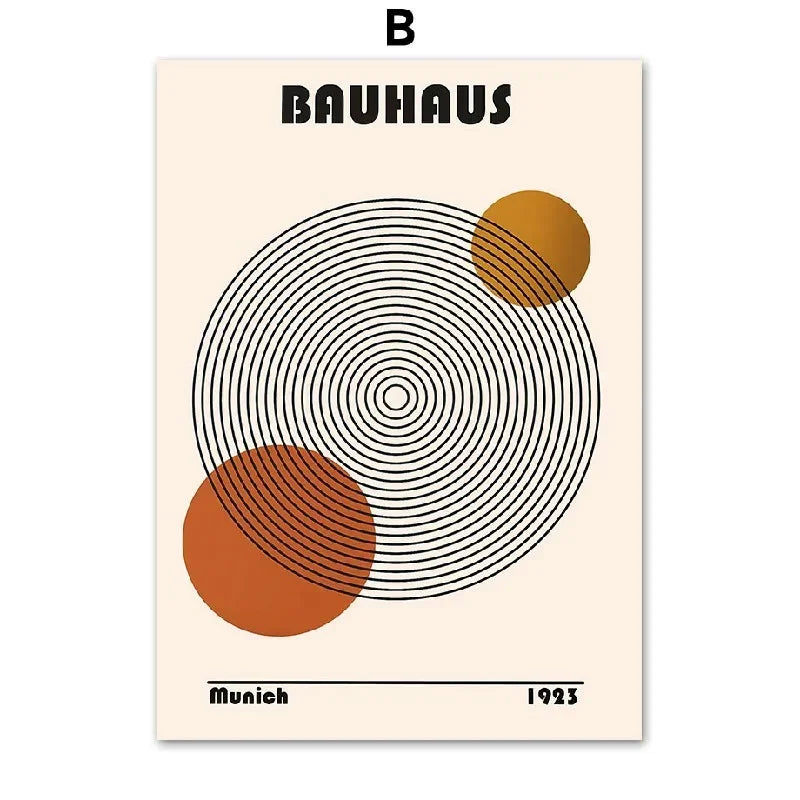 Boho Bauhaus Matisse Canvas Yayoi Kusama Minimalist Wall Art Print Canvas Painting Posters for Living Room Modern Home Decor Peaceful Pleasures Health and Wellness B 30x40cm Unframed