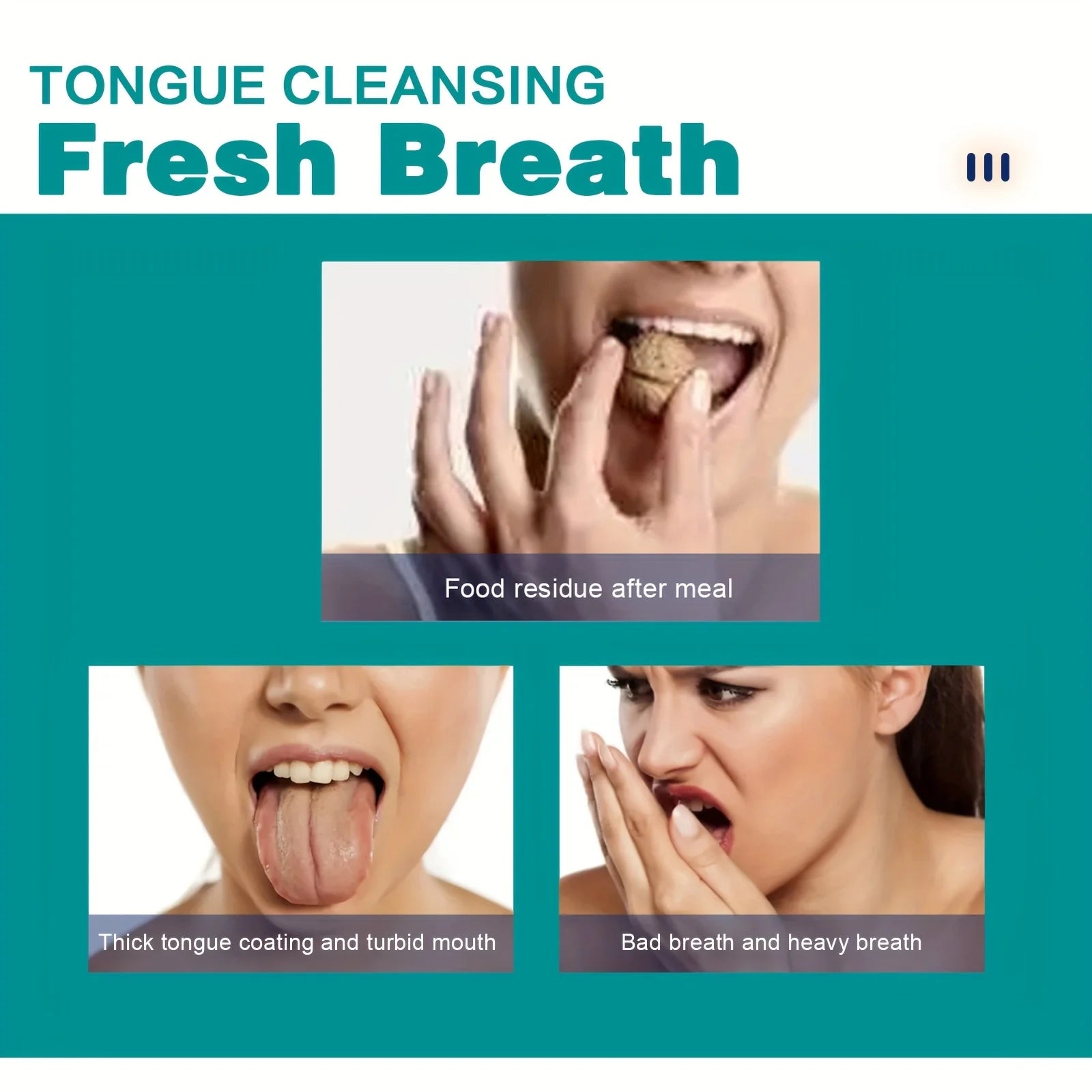 Stainless Steel Tongue Cleaner, Tongue Scraper, Tongue Brush, Tongue Cleaning Oral Care Peaceful Pleasures Health and Wellness