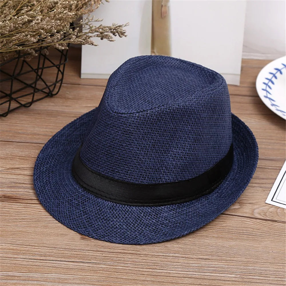 Kids Large Brim Straw Sun Hat – Beach Panama Summer Hat