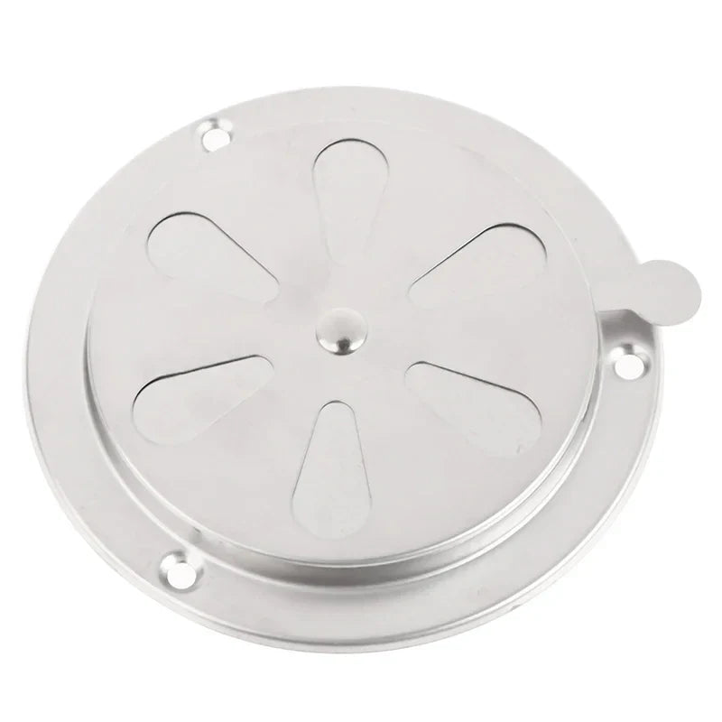 Adjustable Round Air Vent Grille 95/125mm – Stainless Steel
