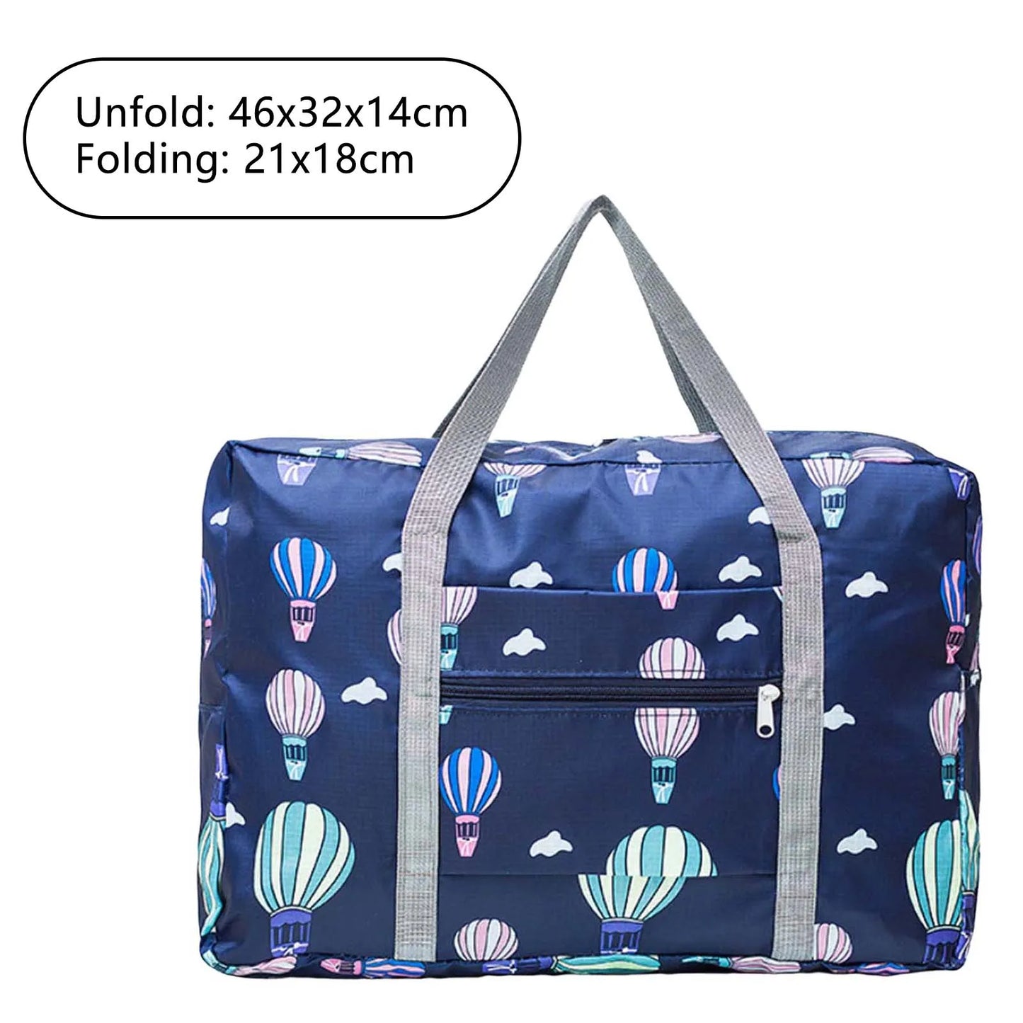 Foldable Waterproof Travel Duffle Bag Floral Print Carry On Luggage Weekender Overnight Bag for Women Men Under Seat Storage Peaceful Pleasures Health and Wellness