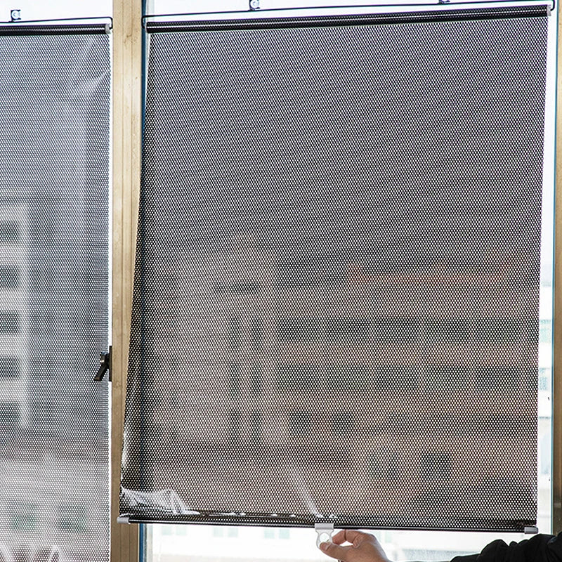 Retractable Sunshade Roller Blind – UV Window Curtain