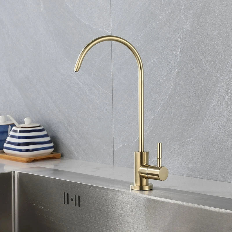 Stainless Steel Drinking Water Purifier Faucet | 1/4" Kitchen Tap