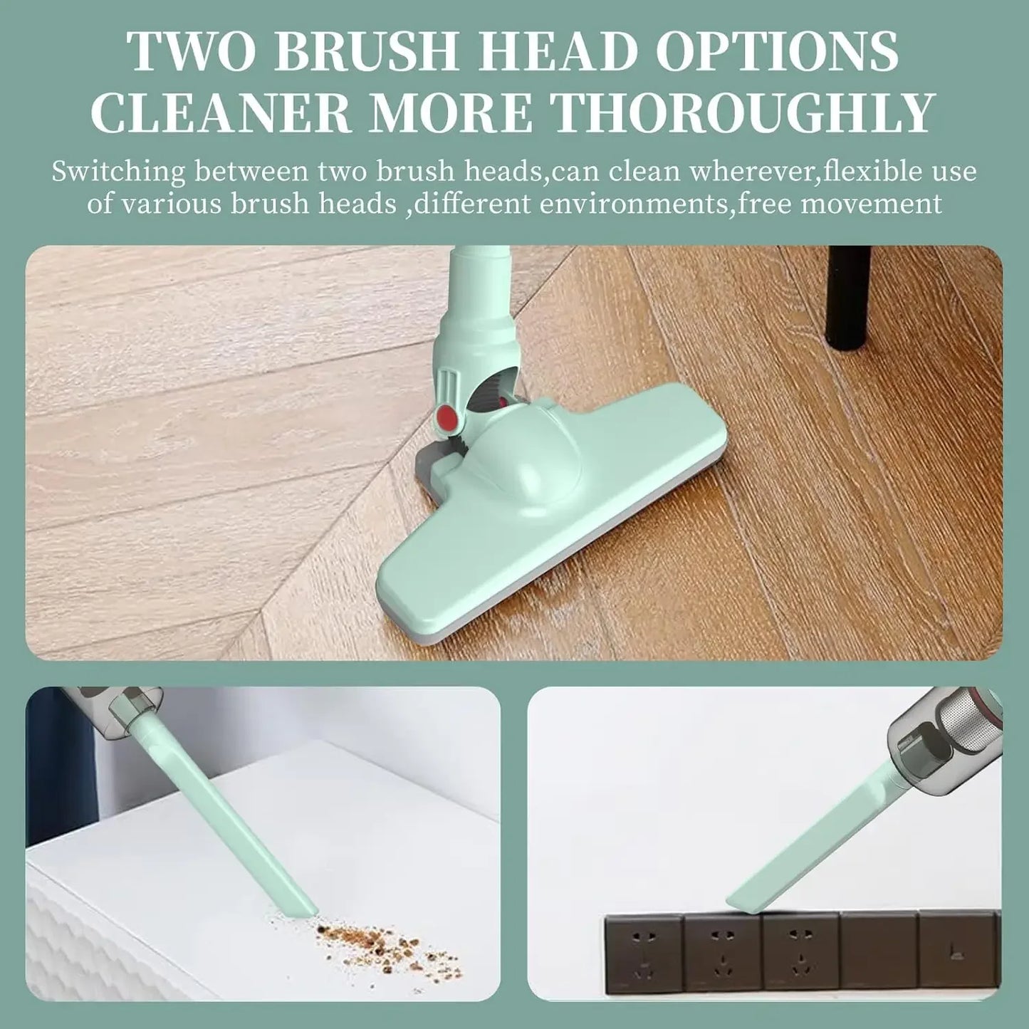 Handheld Cordless Vacuum Cleaner for Pet Hair, Hardwood Floors, and Home Cleaning with 8000PA Suction Peaceful Pleasures Health and Wellness