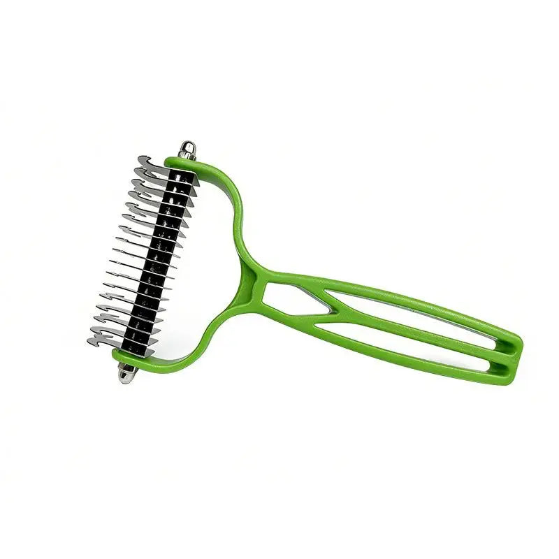 Double-Sided Pet Dematting Comb | Stainless Steel Knot Remover
