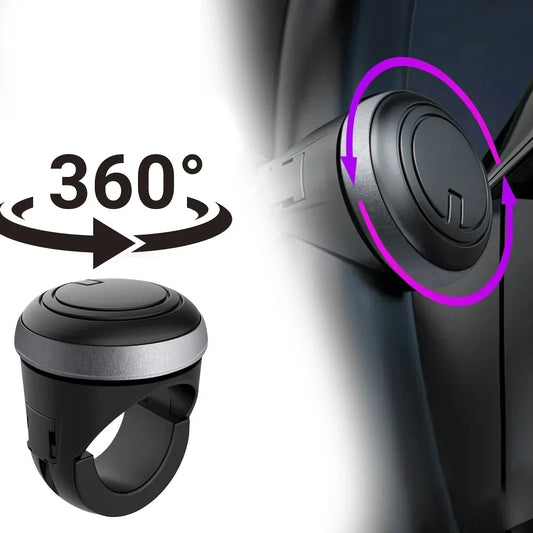Steering Wheel Spinner Knob | Universal One-Handed Control Steering Wheel Accessory Oasis Select