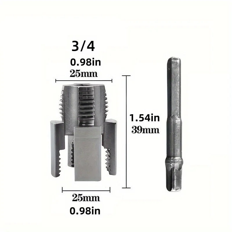 1/2" & 3/4" PPR Water Pipe Tap | Alloy Steel Anti-Corrosion Peaceful Pleasures Health and Wellness