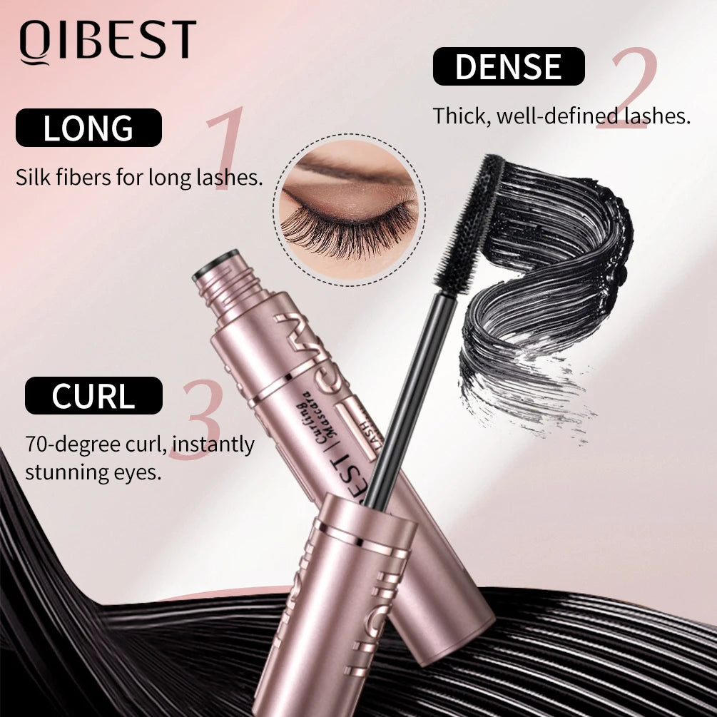 Eyelashes Lengthening Mascara Waterproof Long Lasting Silky Lash Black Eyelashes Extension Make Up Beauty Eye Korean Cosmetic Peaceful Pleasures Health and Wellness