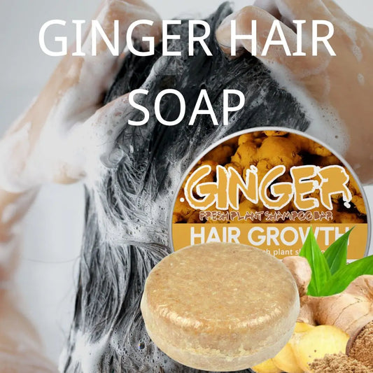Ginger Shampoo Bar – Handmade Cold Process Natural Hair Bar Shampoo Bar Peaceful Pleasures Health and Wellness