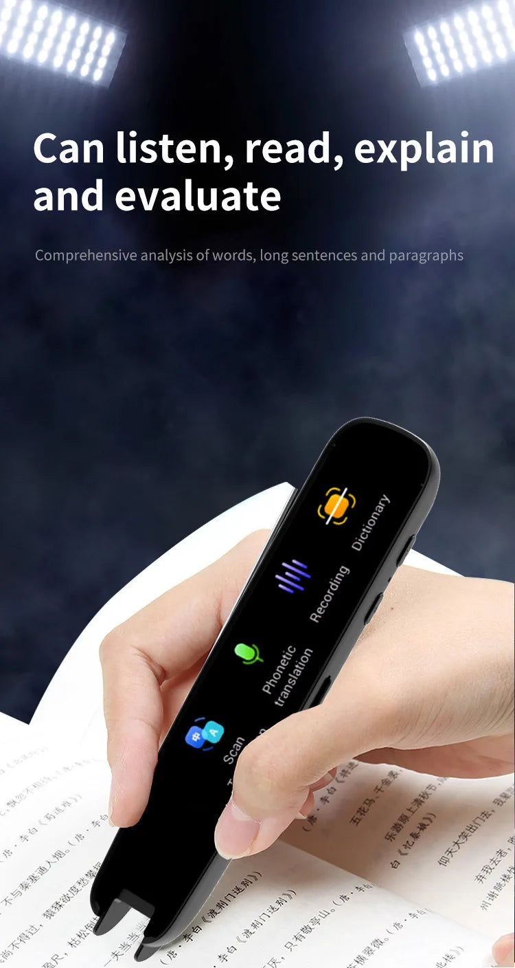 Offline Translation Pen For Teacher Student Dictionary English Intelligent Scanning Point Reading 123 Languages Translator Pen Peaceful Pleasures Health and Wellness