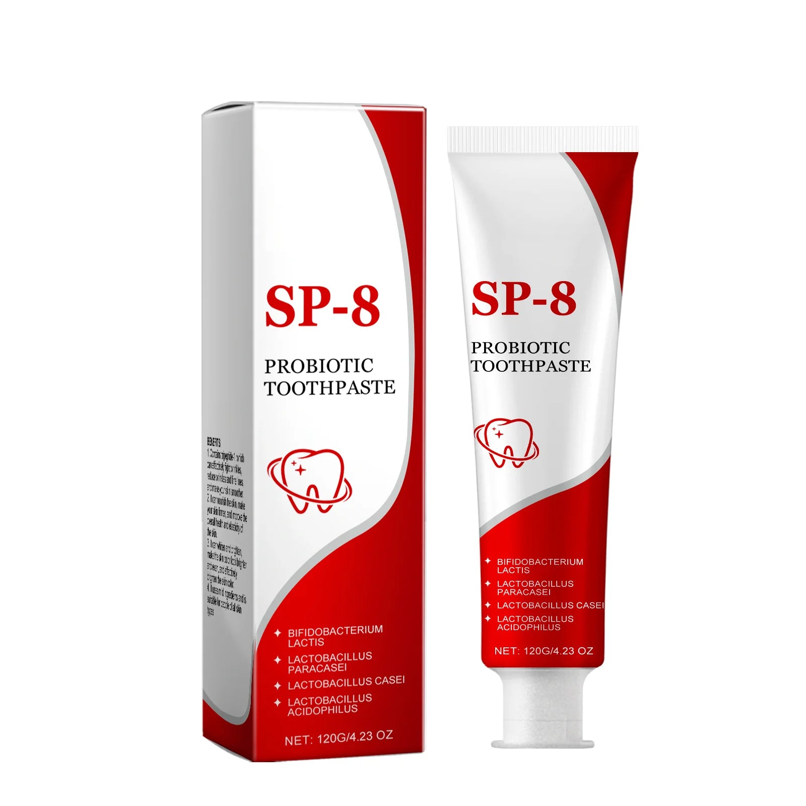 Probiotic Brightening White Toothpaste Removing Dental Plaque Preventing Tooth Decay Freshens Breath Cleaning Oral Toothpaste Peaceful Pleasures Health and Wellness 120g