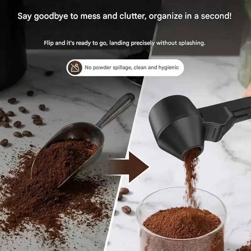 Coffee Measuring Cup Funnel Reusable Anti Overflow Powder Portable