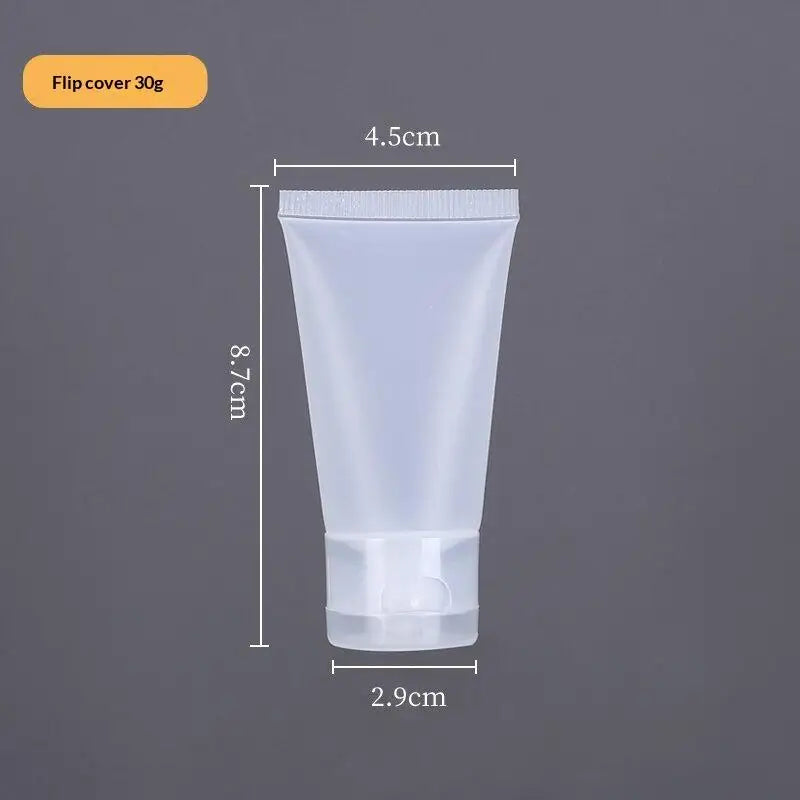 Refillable Travel Squeeze Tubes – 20ml 50ml 100ml Cosmetic Bottles