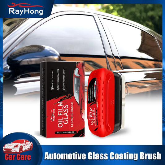 RayHong Car Glass Cleaning Kit – Wash, Sponge & Towel 100ml